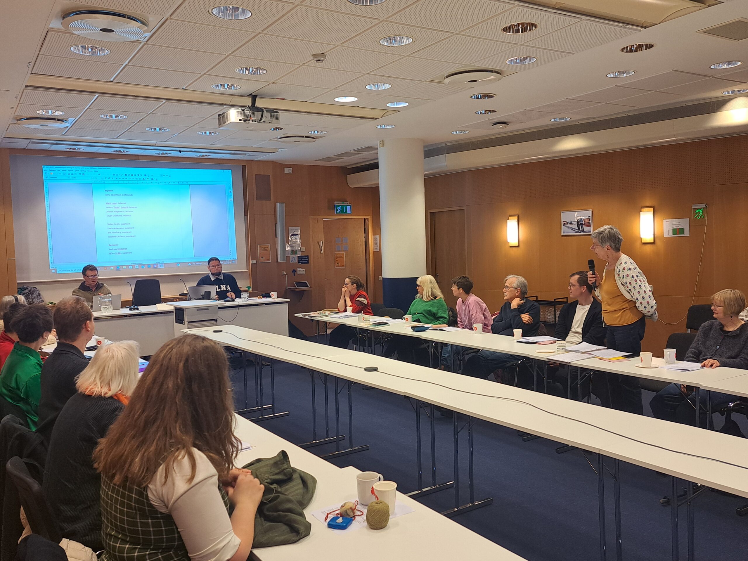 Bild på några av alla deltagare på årsmötet